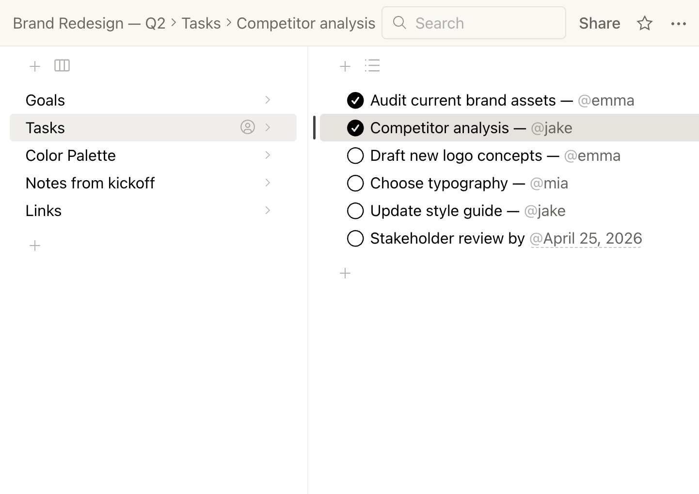 Collaborate in real time